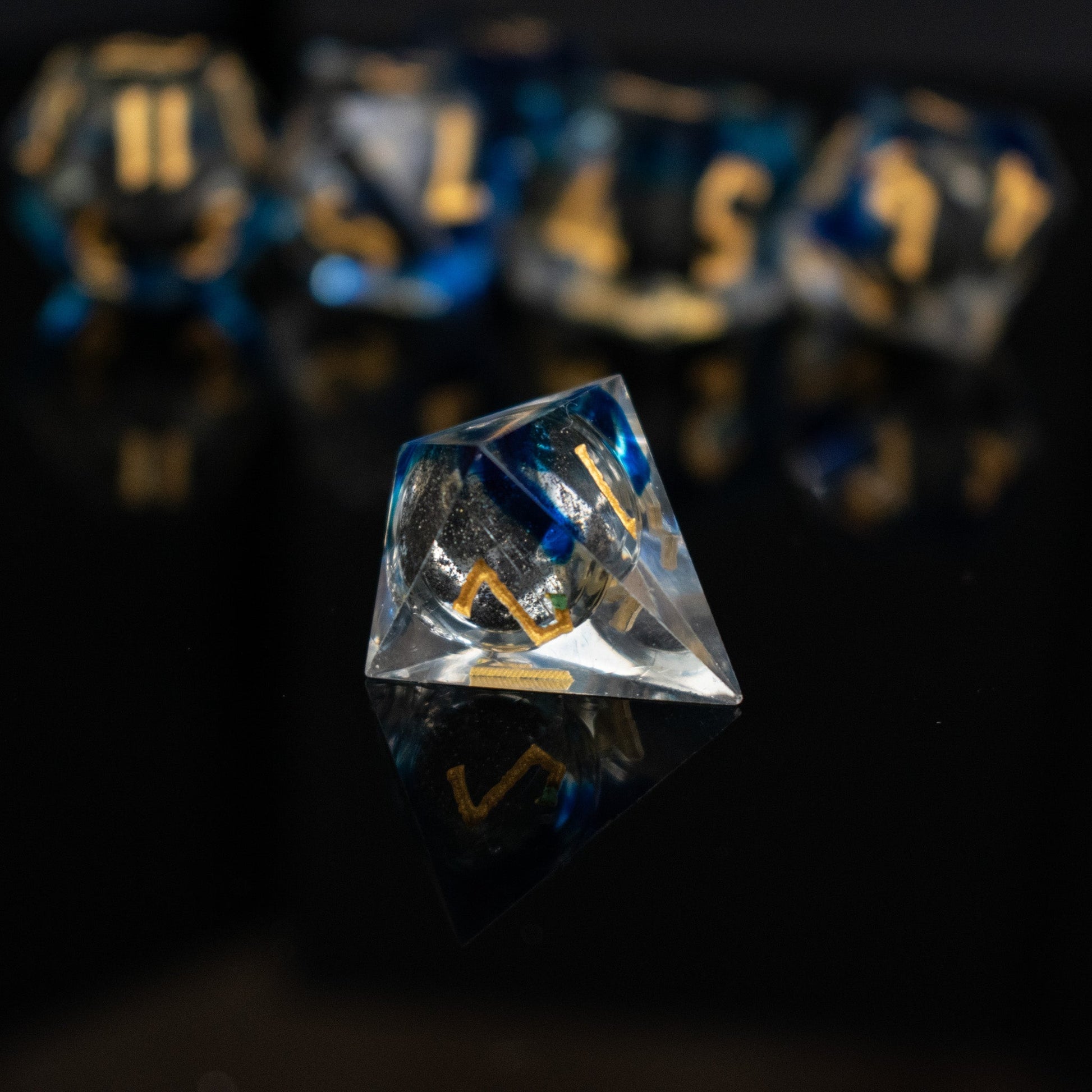 Midnight Sky Liquid Core Dice Set