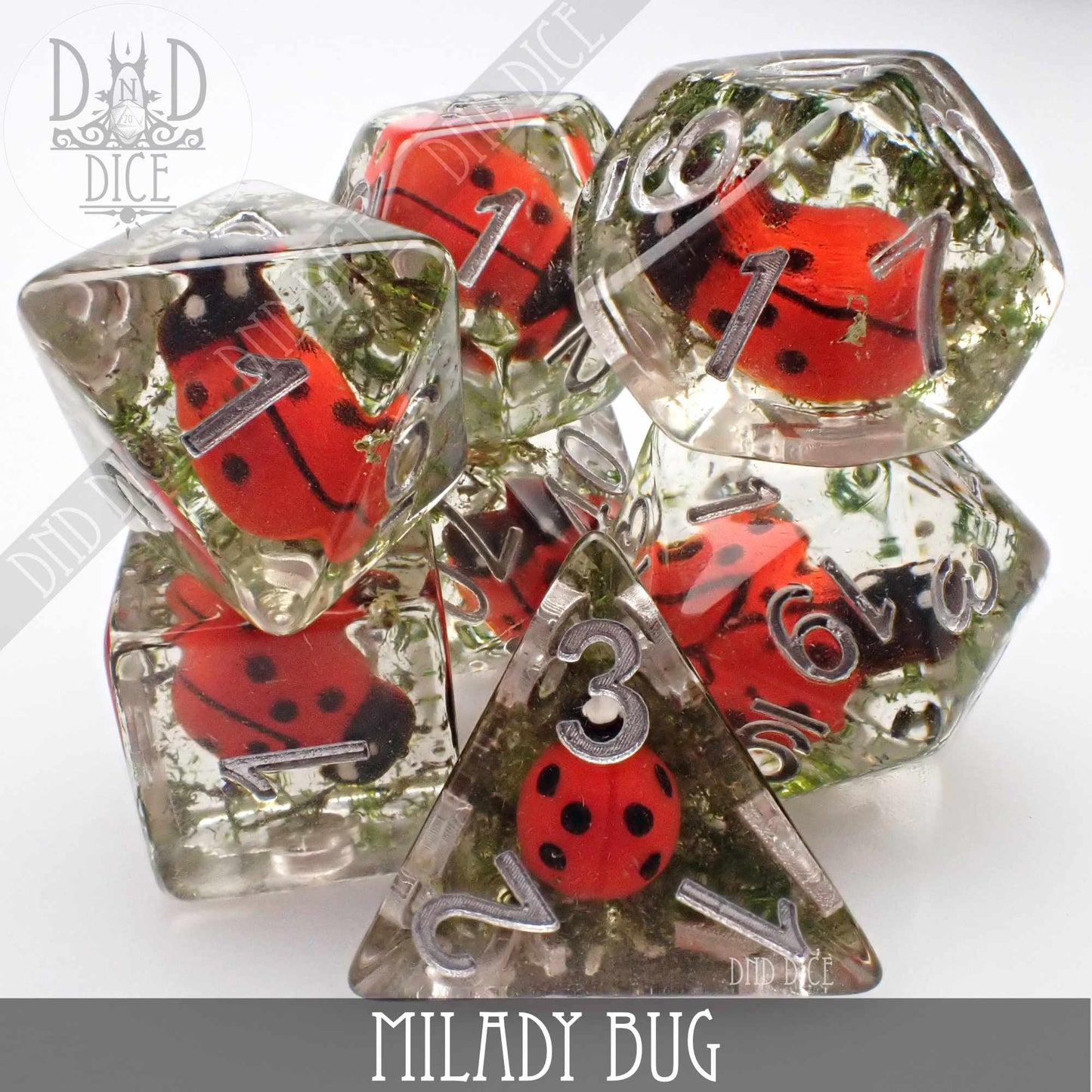 Milady Bug Dice Set