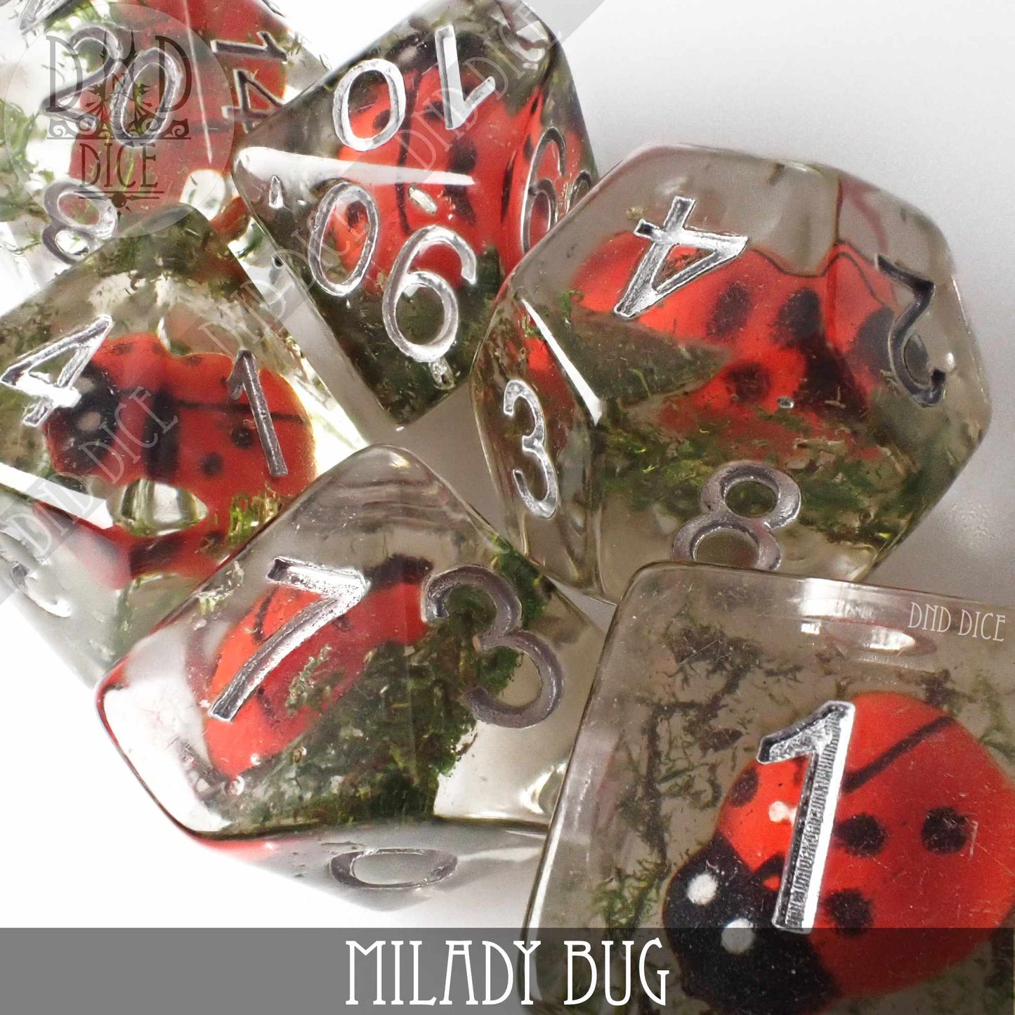 Milady Bug Dice Set