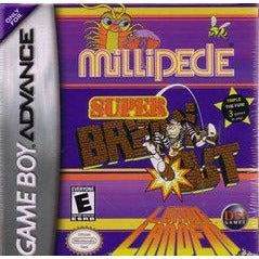 Millipede / Super Breakout / Lunar Lander - GameBoy Advance - 