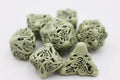 Mind Eater: Glow Green - Hollow Metal RPG Dice Set - 