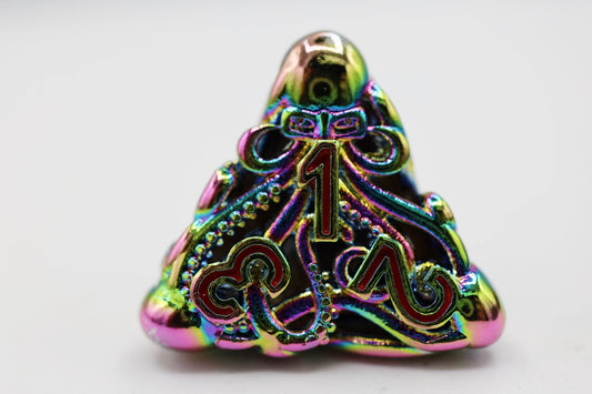 Mind Eater: Mythic - Hollow Metal RPG Dice Set - 