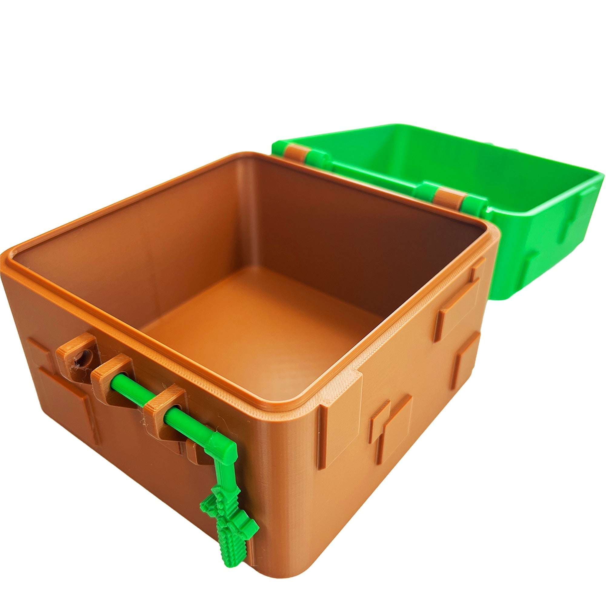 Minecraft-Inspired Mystery Cube Box – 5 Surprise 3D Printed Figures