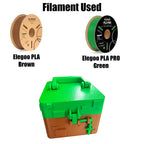 Minecraft-Inspired Mystery Cube Box – 5 Surprise 3D Printed Figures
