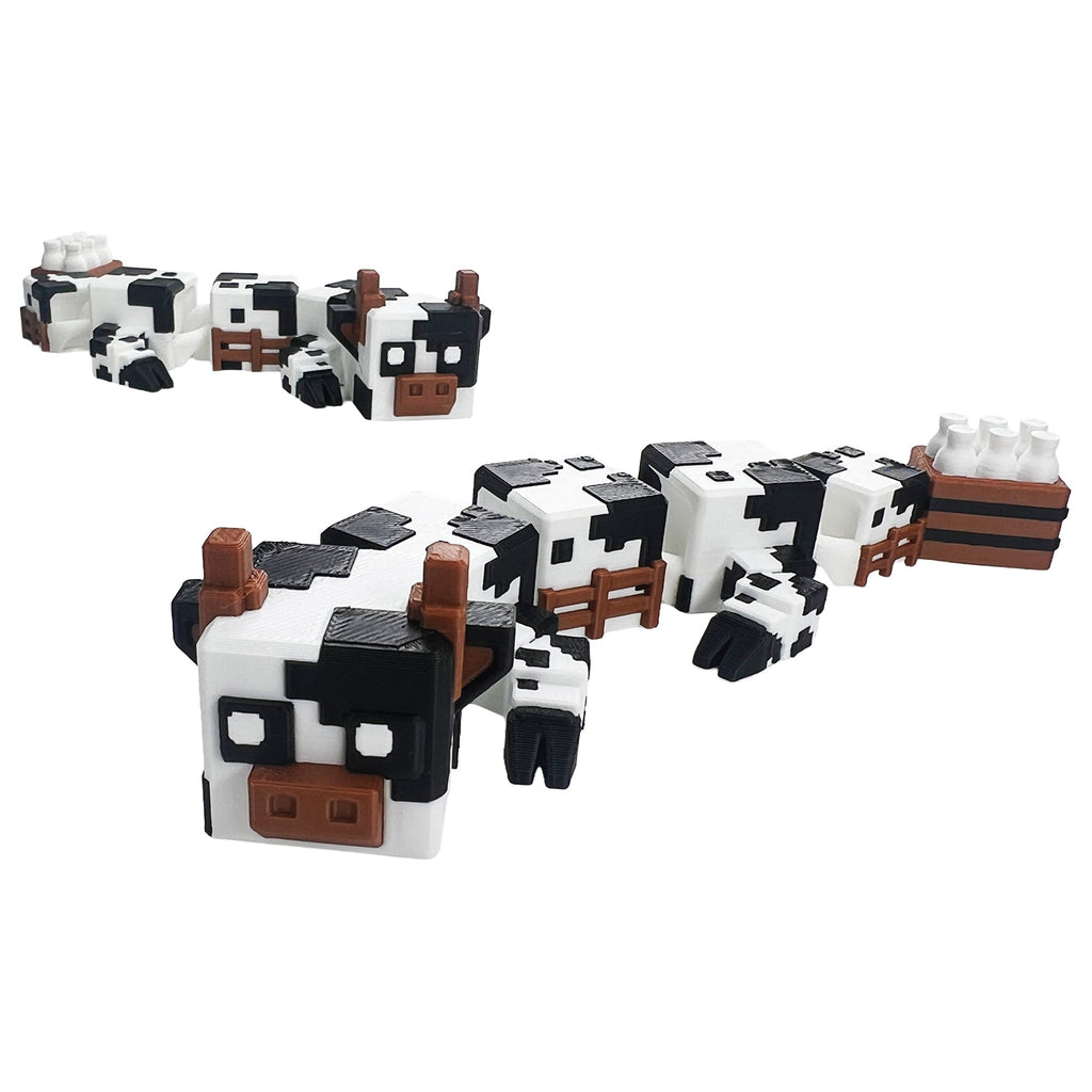 Minecraft-Inspired Mystery Cube Box – 5 Surprise 3D Printed Figures