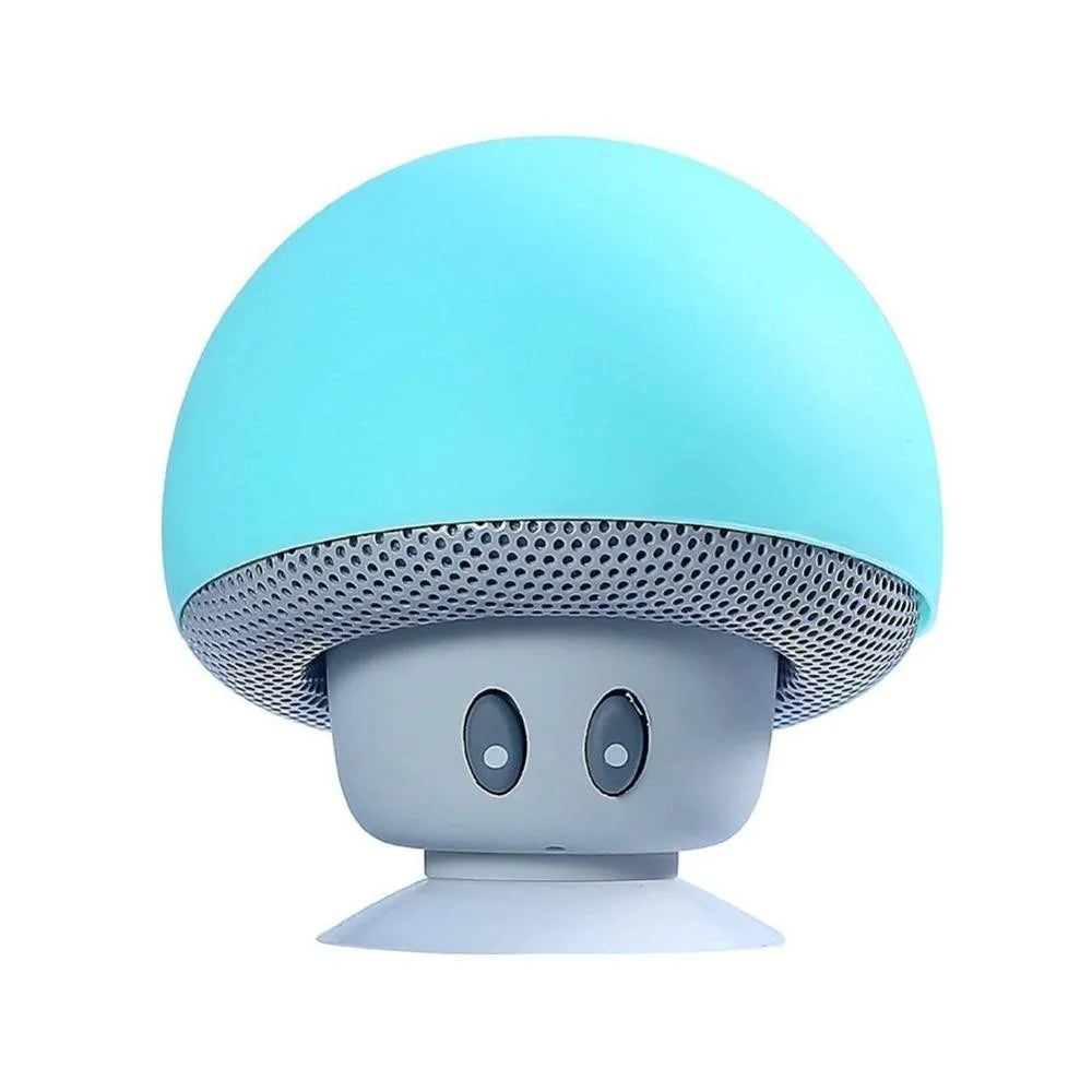 Mini Mushroom Bluetooth Speaker 5.0 Wireless Range Subwoofer With Suction Cup for Phones Cycling Picnic Outdoor