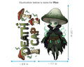 Death Cap Sticker and Magnet - Deadly Deceiver Fungikins™ – Poisonous Mushroom Art | Waterproof & UV-Proof - Sticker / Mini