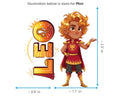 Leo Sticker and Magnet - the Regal Lion Horoskins™ – Zodiac Fire Sign | Waterproof & UV-Proof - Sticker / Mini