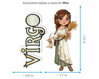 Virgo Sticker and Magnet - the Harvest Maiden Horoskins™ – Zodiac Earth Sign | Waterproof & UV-Proof - Sticker / Mini