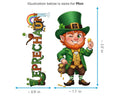 Leprechaun Sticker and Magnet - Guardian of the Gold Mythkins™ – Irish Folklore Fairy | Waterproof & UV-Proof - Sticker / Mini