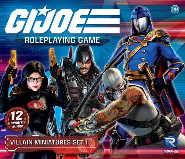 G.I. Joe RPG Villain Miniatures Set 1 - 