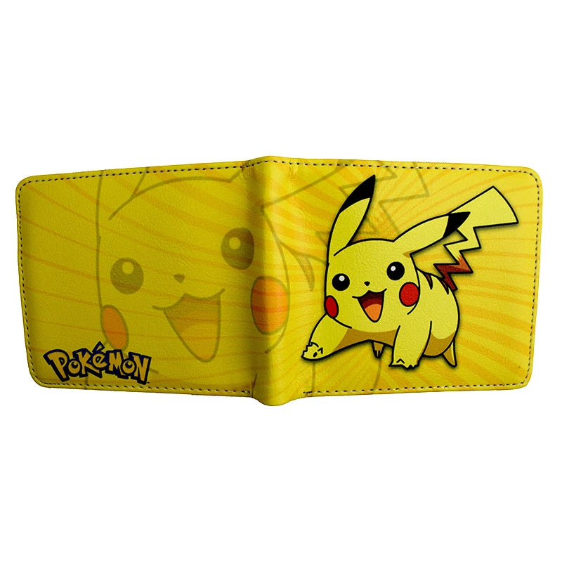 MINISO Cartoon Wallet Pikachu PU Fashion Short Purse