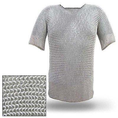 Mithril Haubergeon Chain Mail Replica  Armor Long Shirt