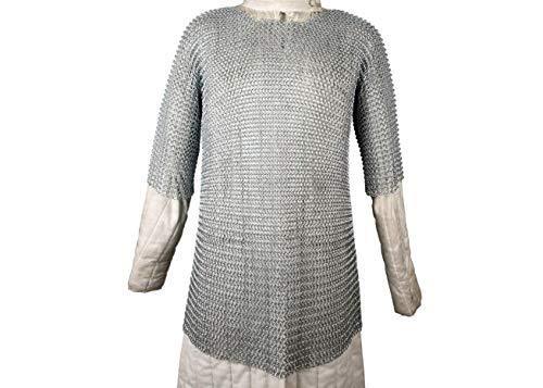 Mithril Haubergeon Chain Mail Replica  Armor Long Shirt