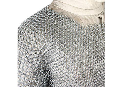 Mithril Haubergeon Chain Mail Replica  Armor Long Shirt