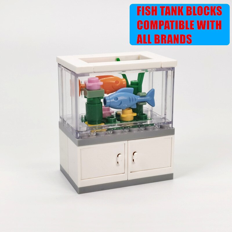 Moc Accessories Locking Creator City Room Sofa Bed Desk Bed Table Furniture Bricks