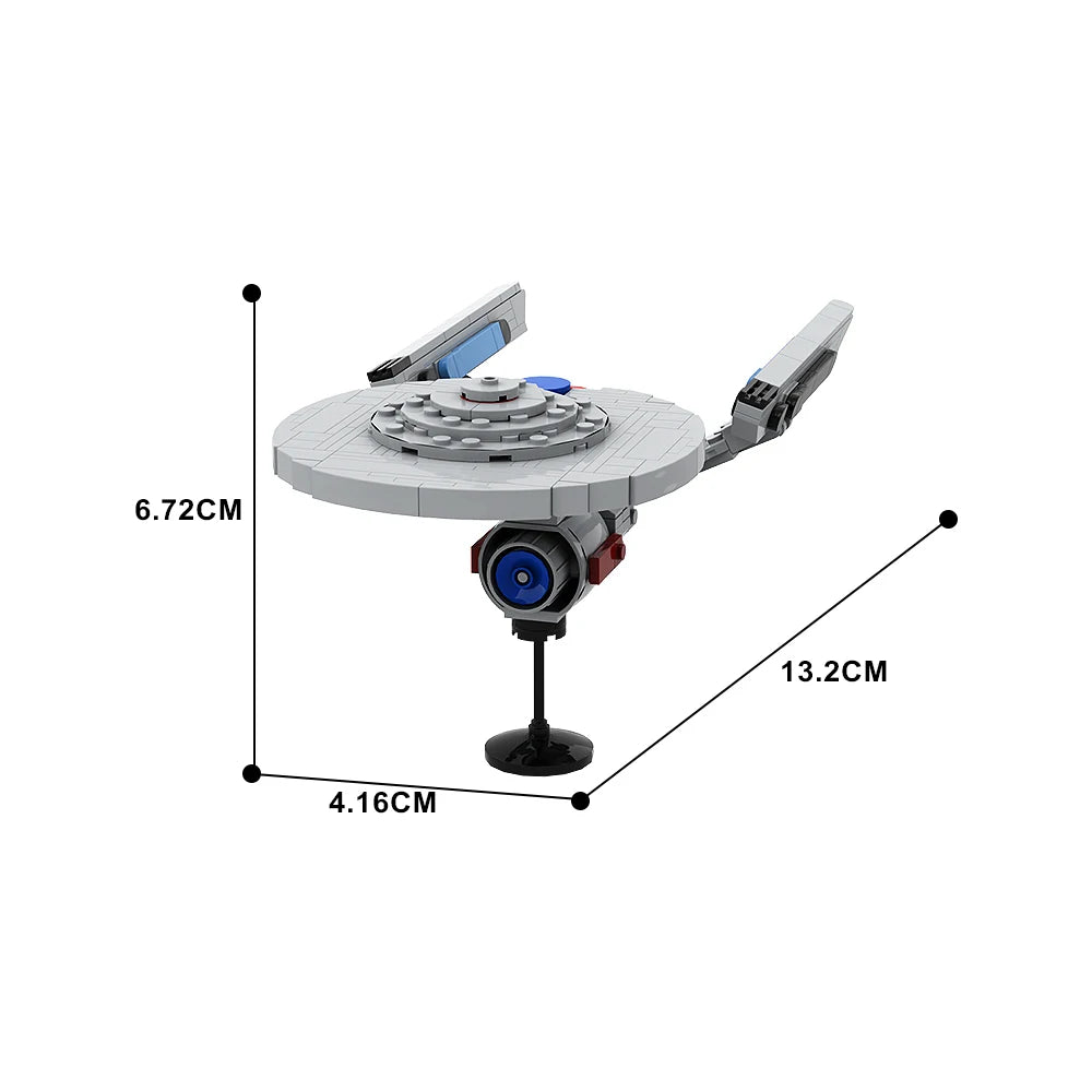 MOC Space Ship World Space Trek Enterprise NCC-1701 Spaceship Building Blocks Movie Bricks Model Toys For Birthday Children Gift