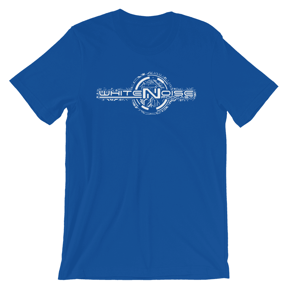 White Noise Blue Tee - S
