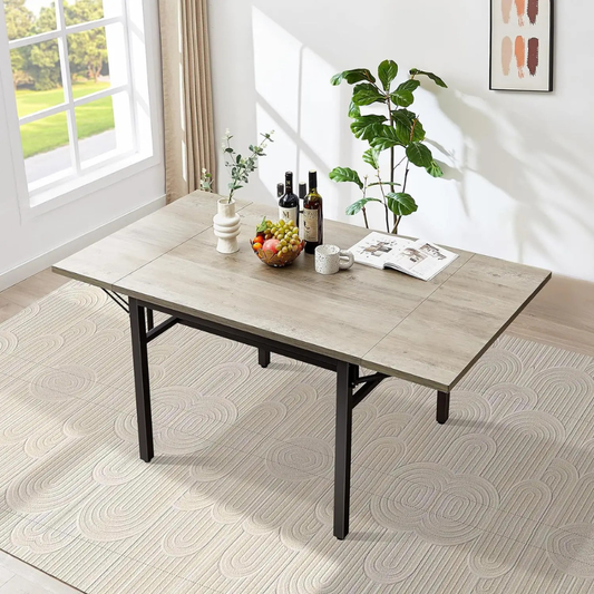 Modern Grey Folding Dining Table