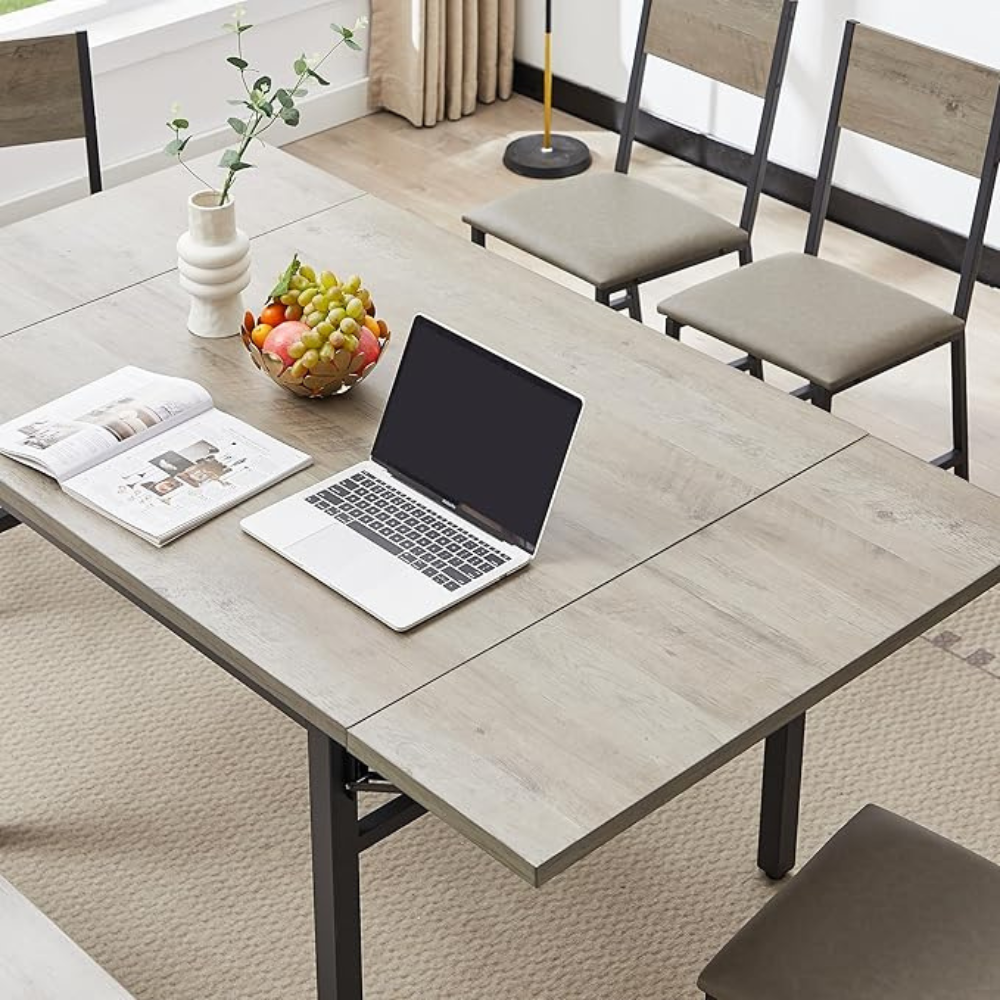 Modern Grey Folding Dining Table