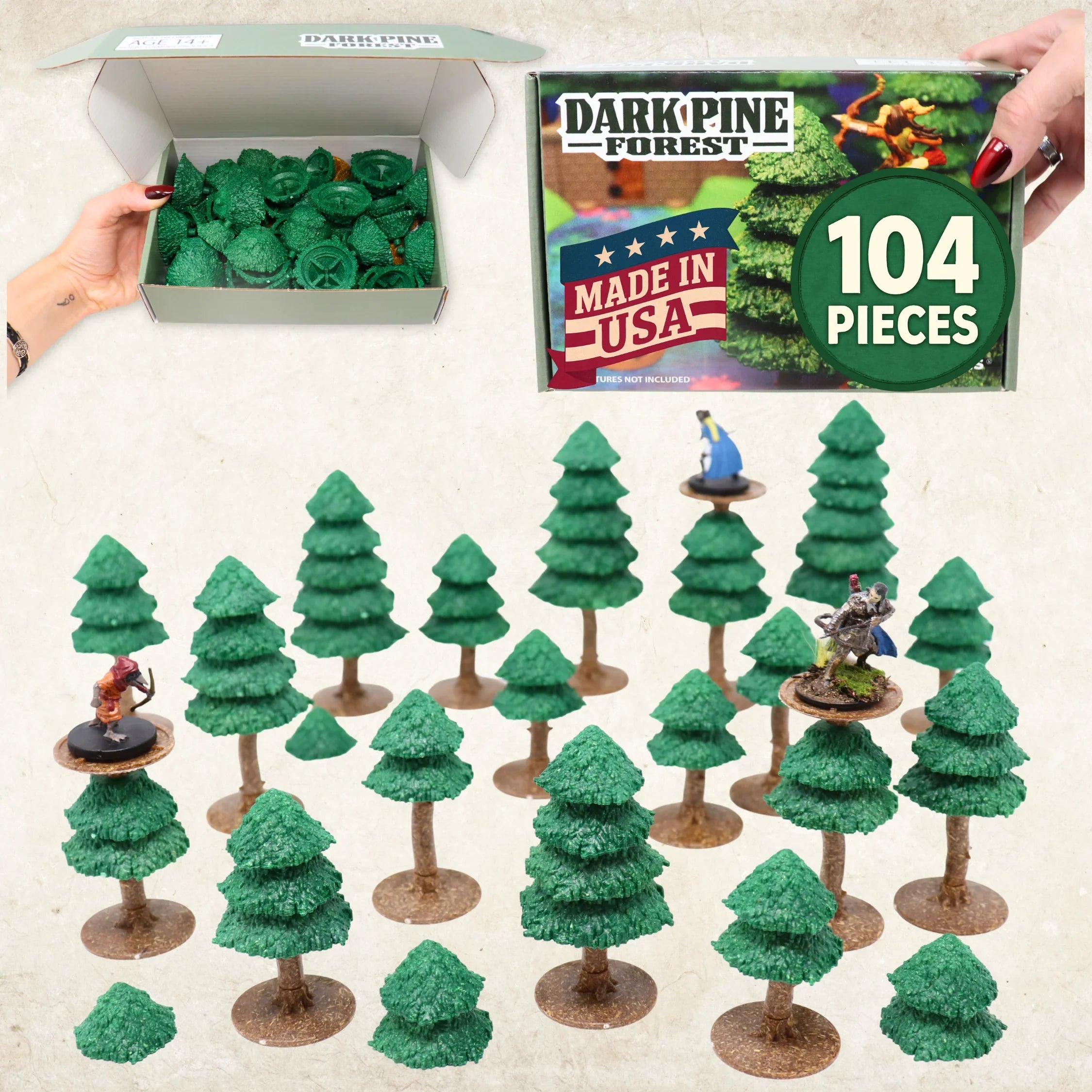 Dark Pine Forest Terrain