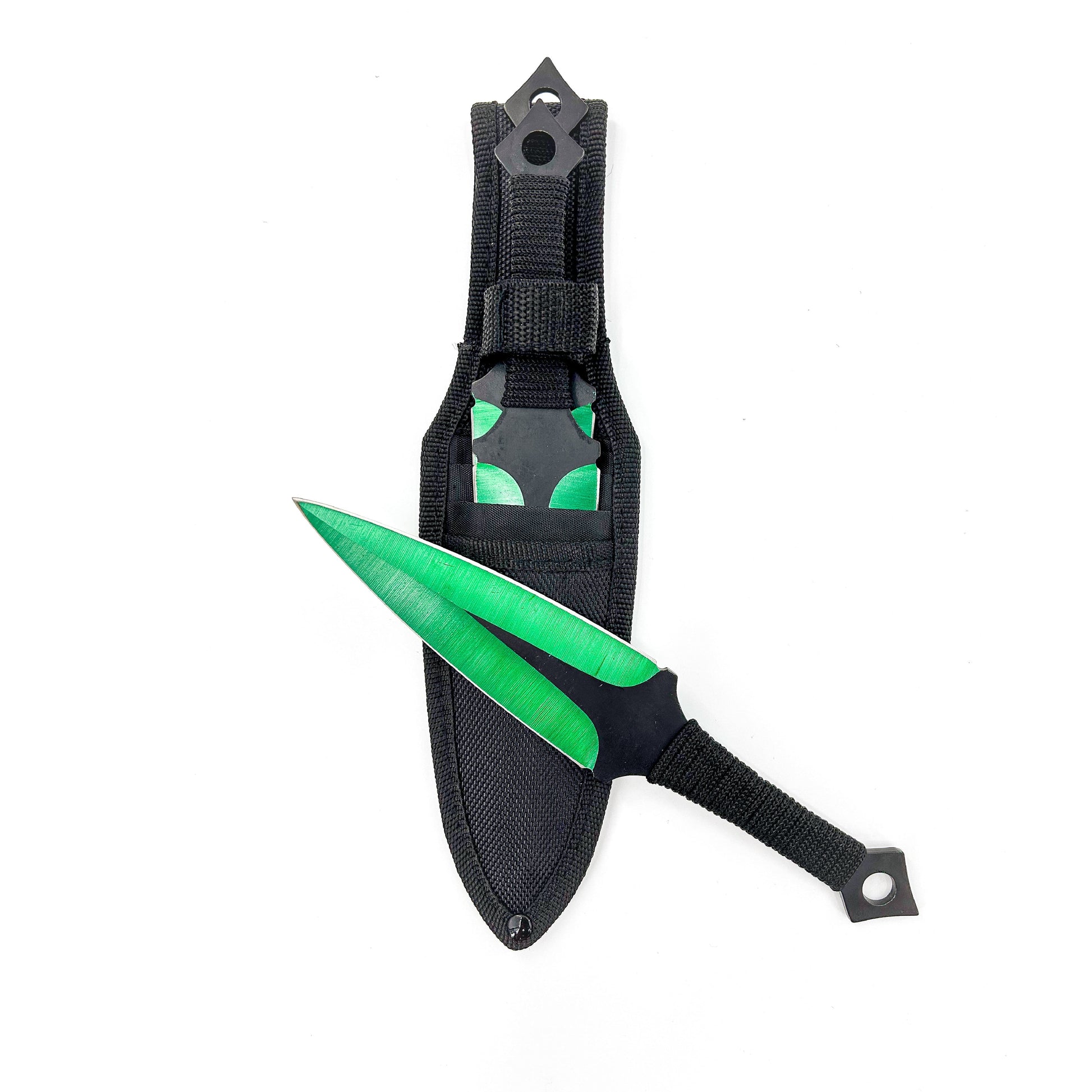 Momochi Ninjutsu Precision Throwing Knives Green