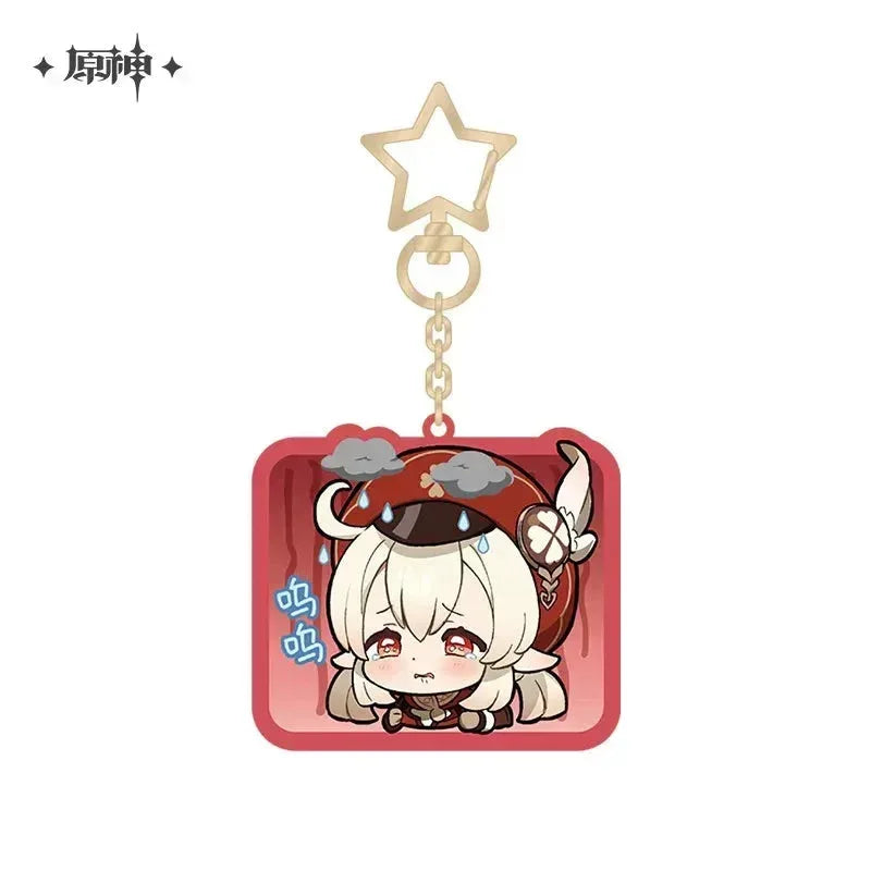 Mondstadt Chibi Emojis Series Keychain Genshin Impact