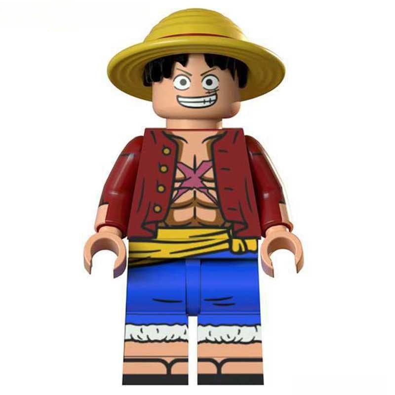 Monkey D Luffy One Piece Anime classic version Lego Minifigures custom toys 8