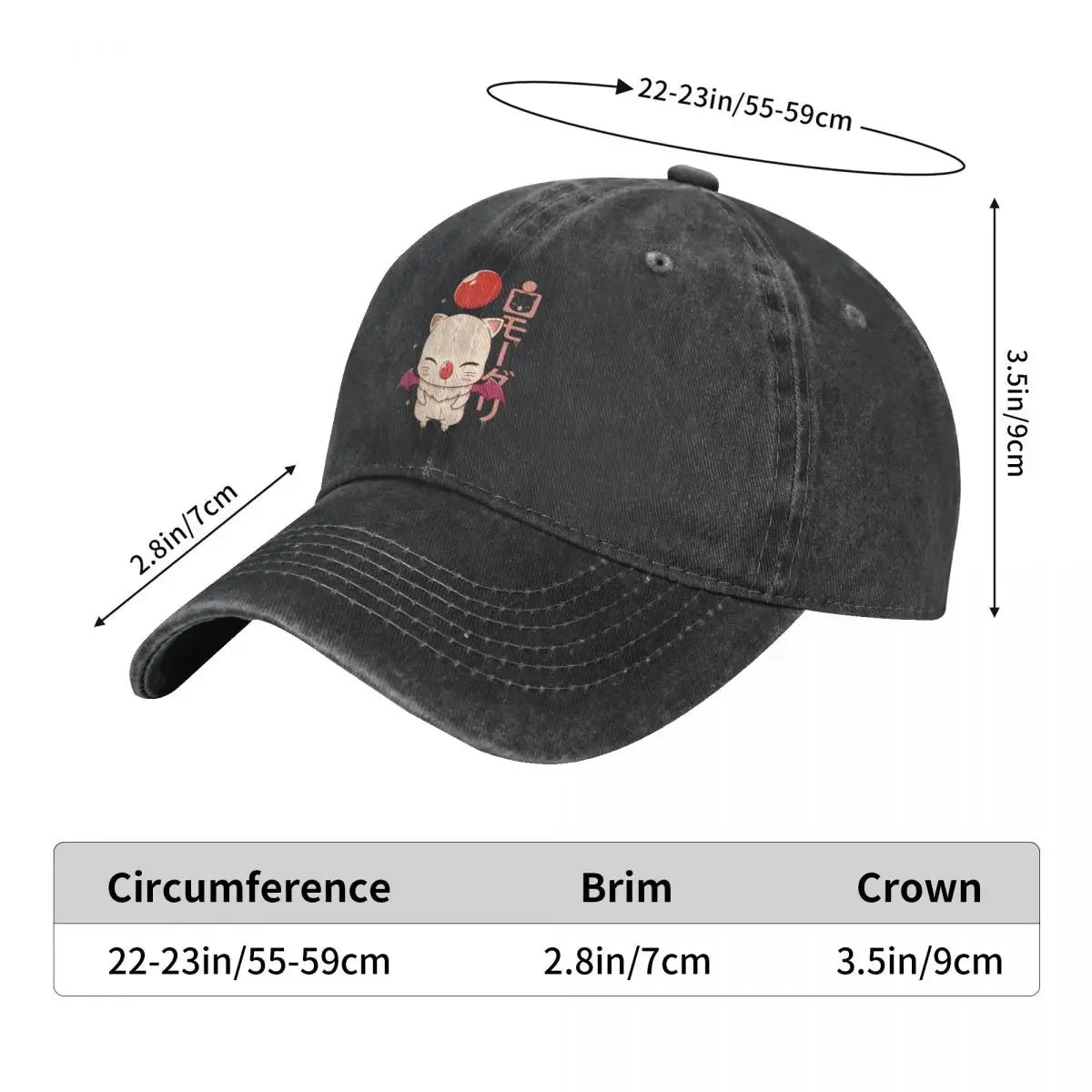 Moogle Kupo Baseball Cap Men Cowboy Hats Women Visor Protection Snapback Final Fantasy Cid Game Caps