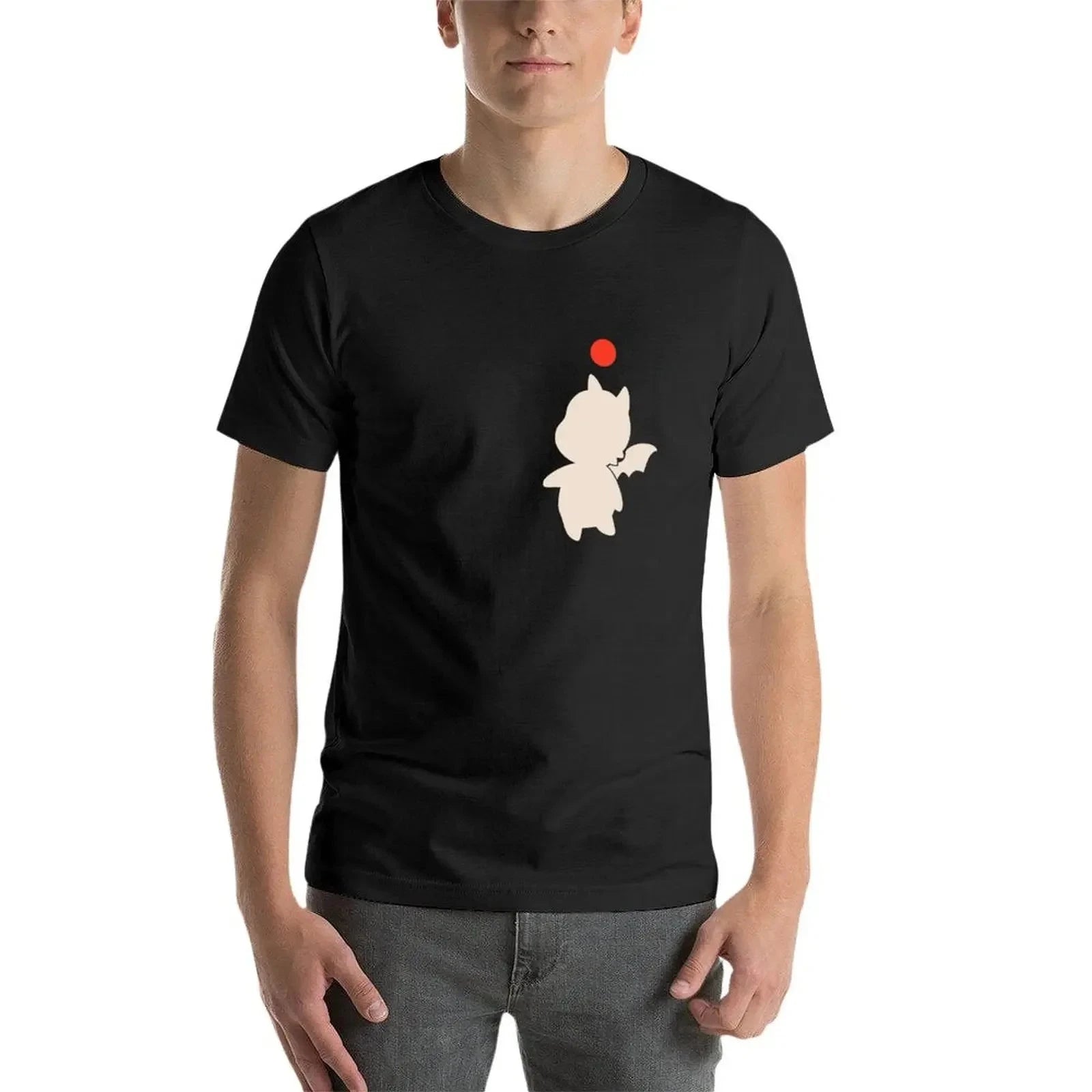 Moogle T-Shirt graphic tee shirt tees oversizeds oversized t shirt men 100℅ cotton