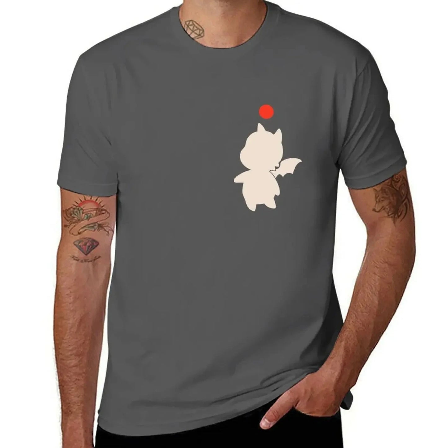 Moogle T-Shirt graphic tee shirt tees oversizeds oversized t shirt men 100℅ cotton