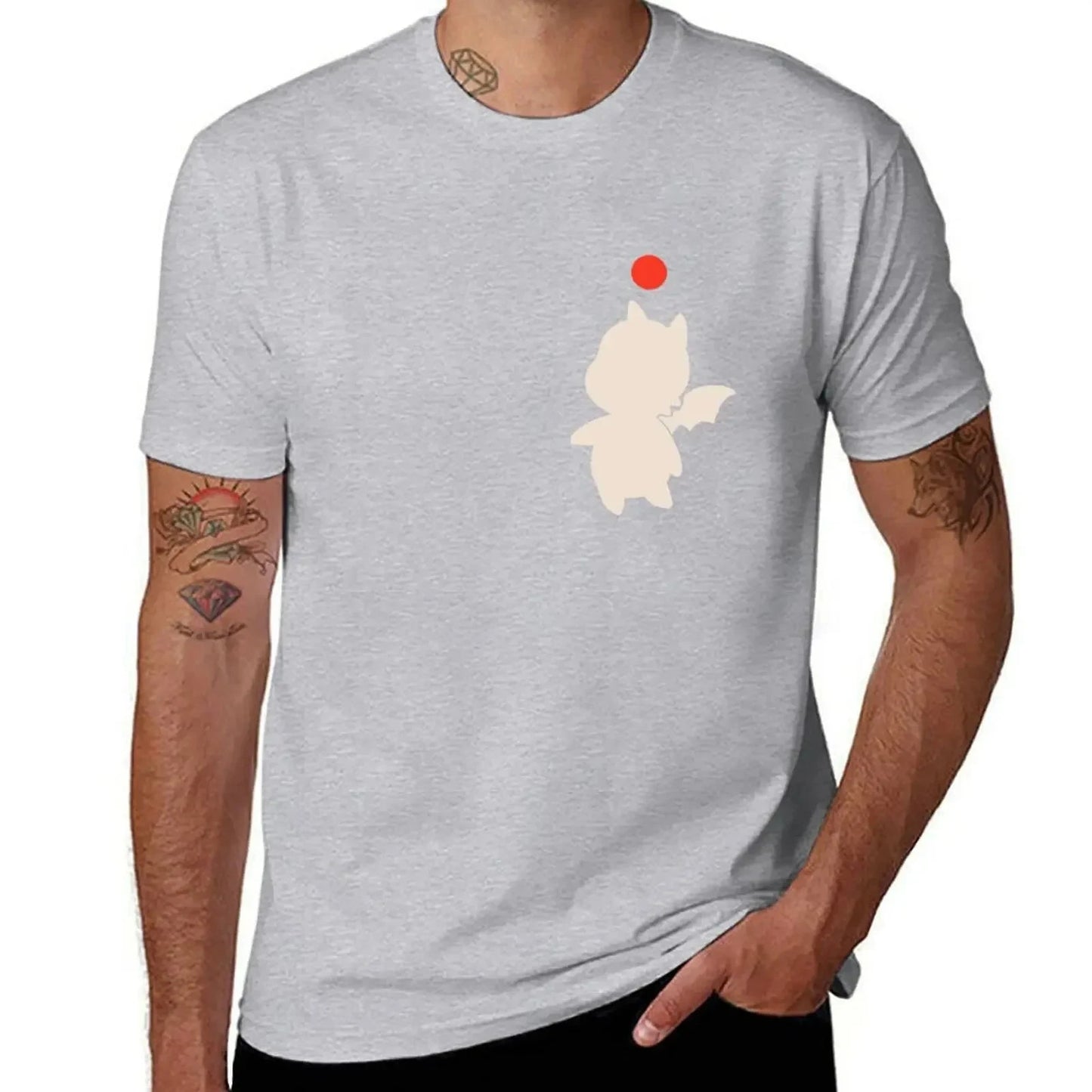 Moogle T-Shirt graphic tee shirt tees oversizeds oversized t shirt men 100℅ cotton