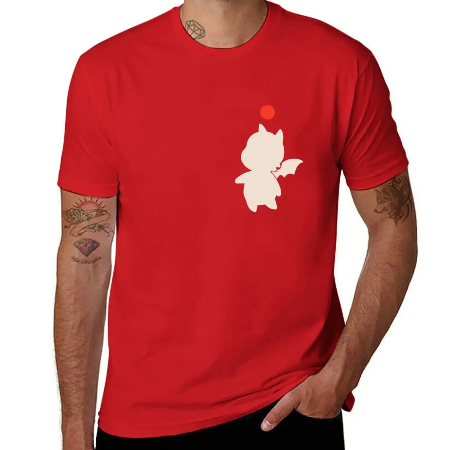 Moogle T-Shirt graphic tee shirt tees oversizeds oversized t shirt men 100℅ cotton