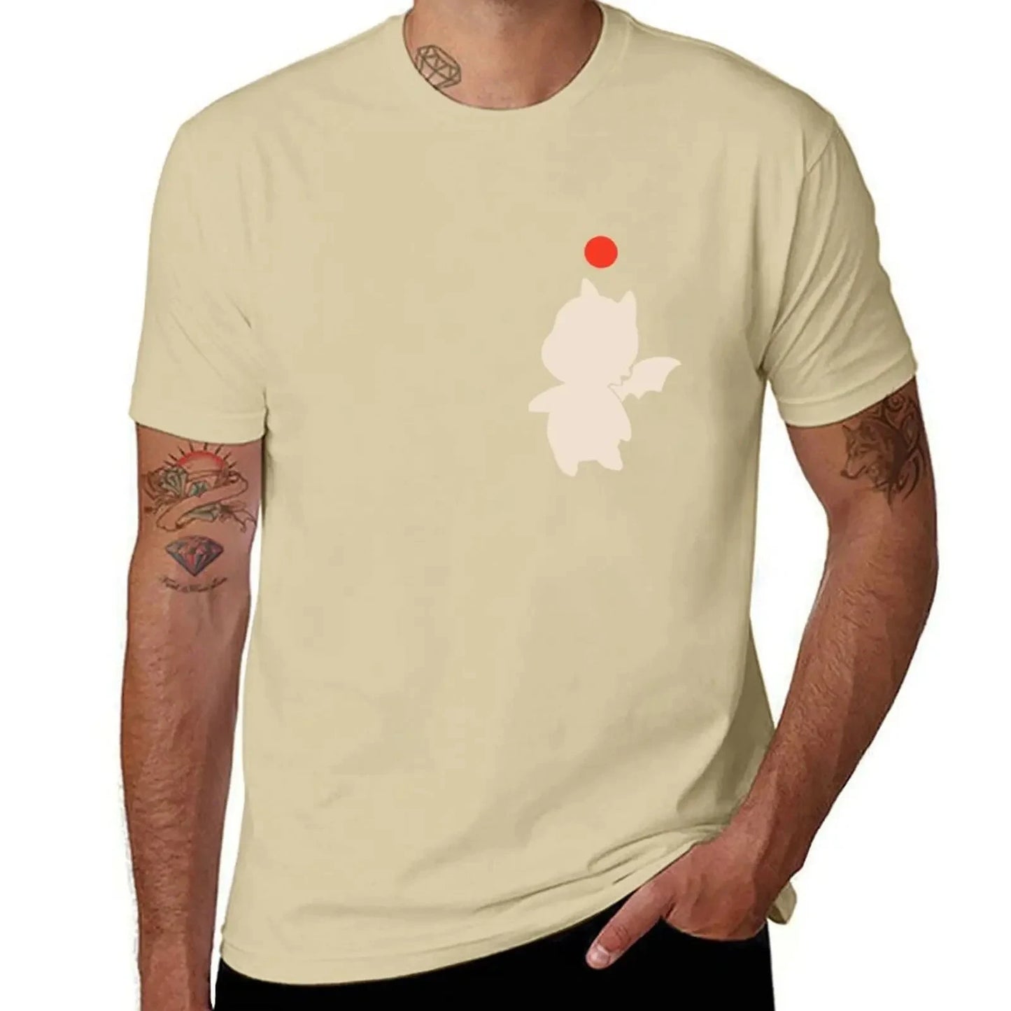 Moogle T-Shirt graphic tee shirt tees oversizeds oversized t shirt men 100℅ cotton