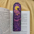 Moonlit Graveyard Purple Bookmark without Tassel