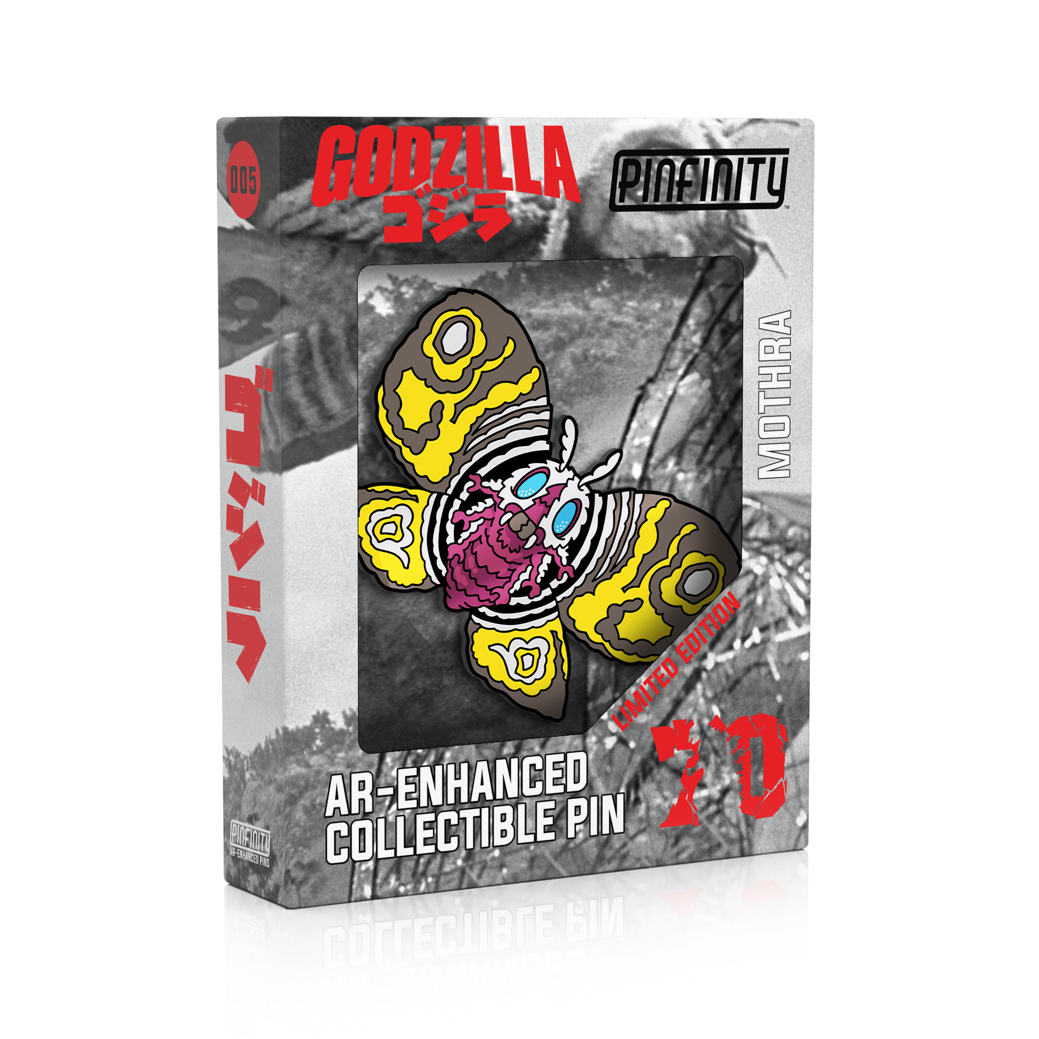 Mothra Showa Era AR Pin