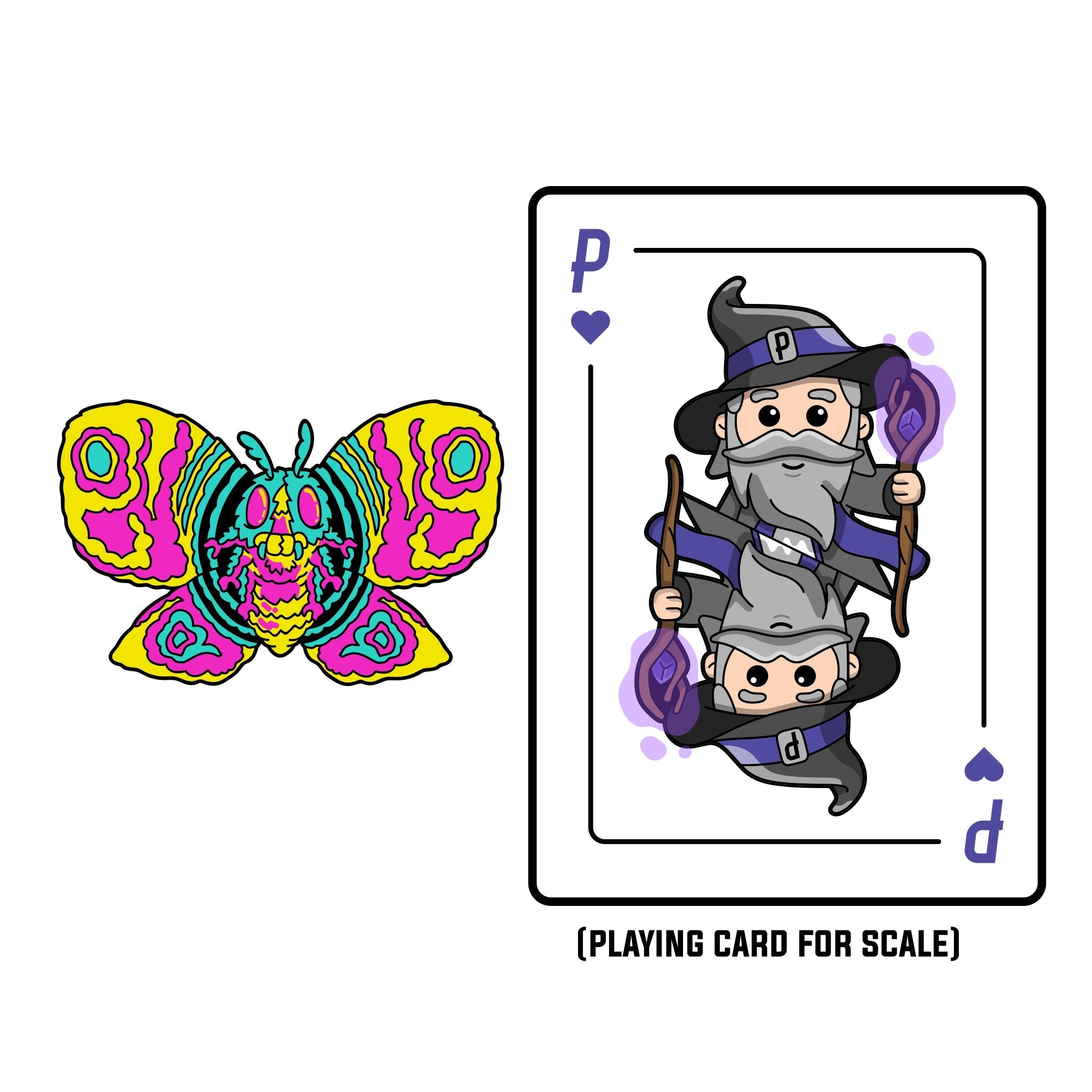 Mothra Showa Era CMYK Edition AR Pin