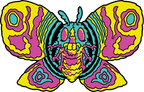 Mothra Showa Era CMYK Edition AR Pin