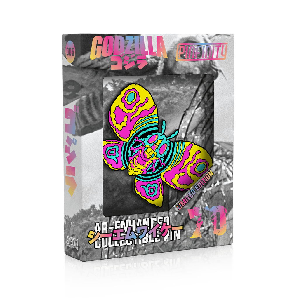 Mothra Showa Era CMYK Edition AR Pin