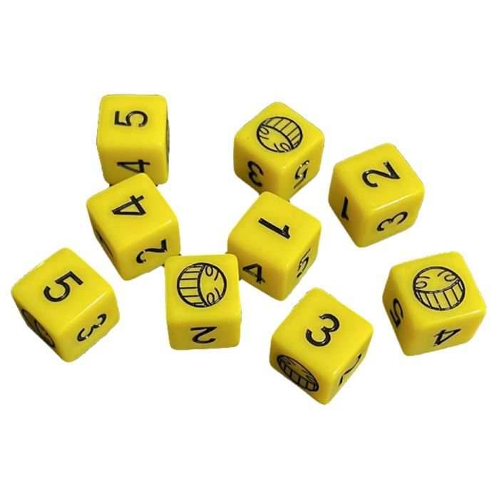 Cowboy Bebop TTRPG: Ed Smile Dice Set (9) - 