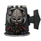 Viking Warrior Mjolnir Tankard - Hand Painted Special Edition - 1 Mug