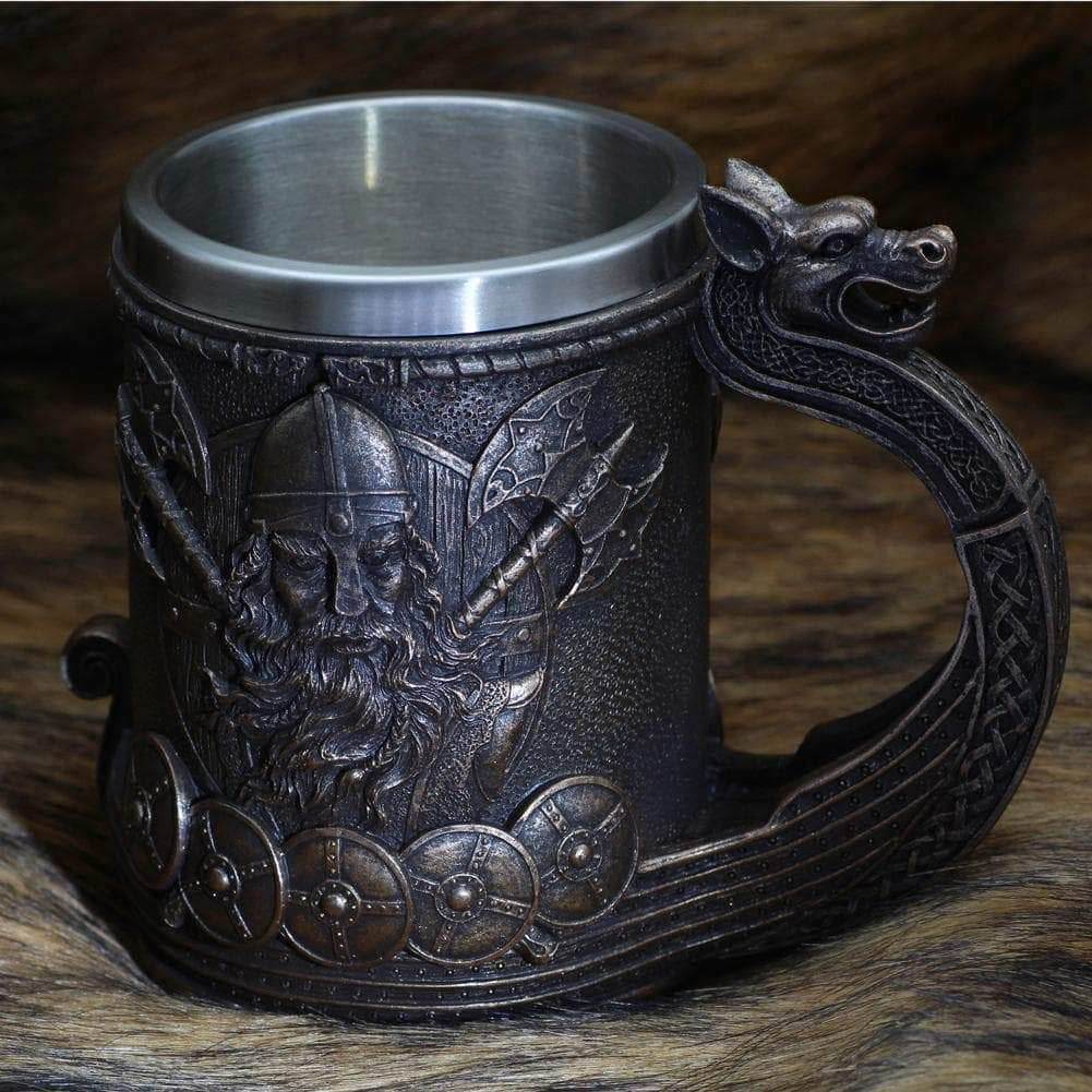 Viking Warrior Tankard Mug - 1 Mug