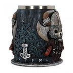 Viking Warrior Mjolnir Tankard - Hand Painted Special Edition - 1 Mug