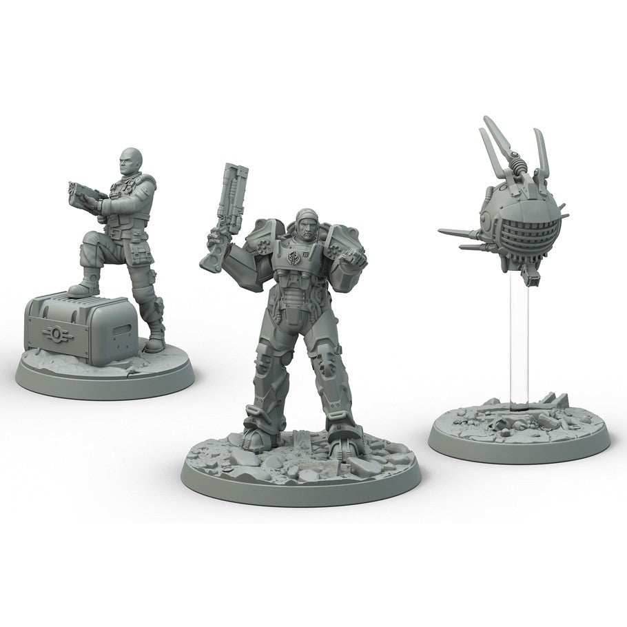 Fallout: Wasteland Warfare - Brotherhood of Steel - Knight-Captain Cade & Paladin Danse - 
