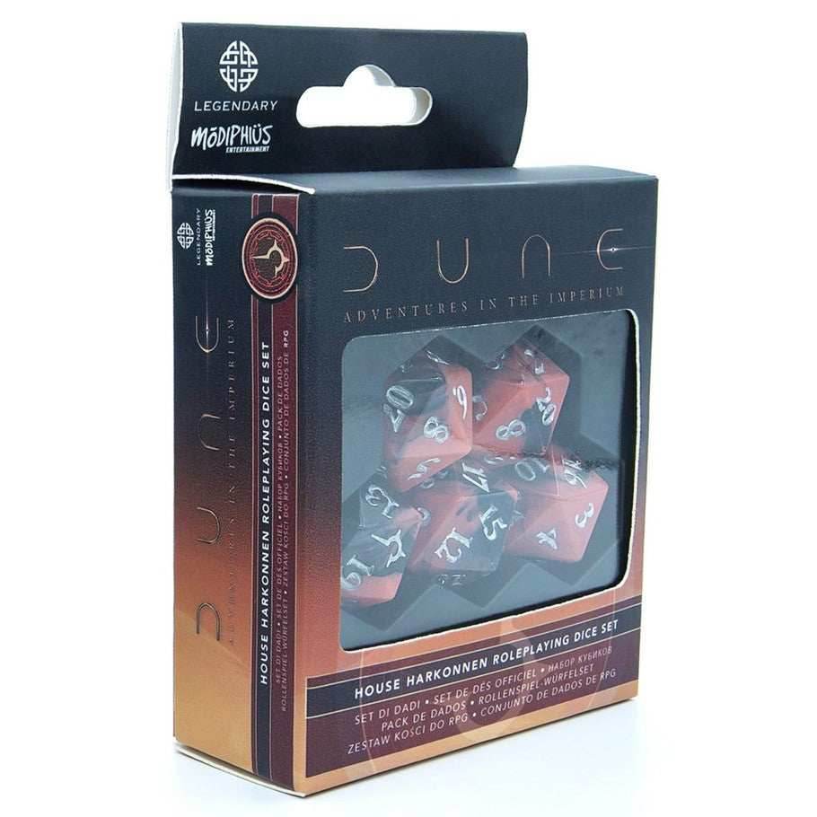 Dune RPG: Dice Set - Harkonnen - 