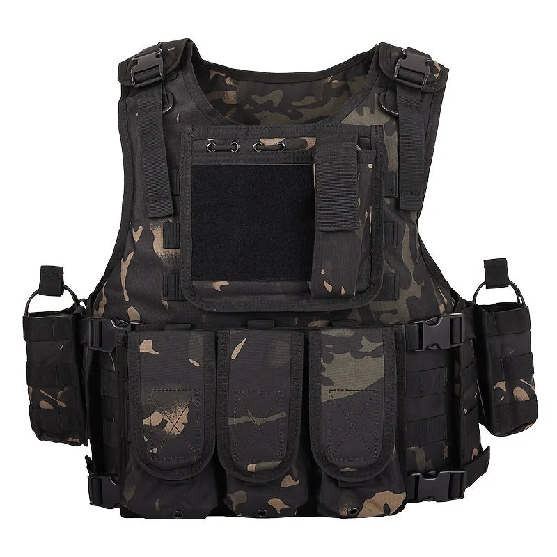 Multi-functional wear-resistant tactical vest outdoor training clothes outdoor equipment protective waistcoat