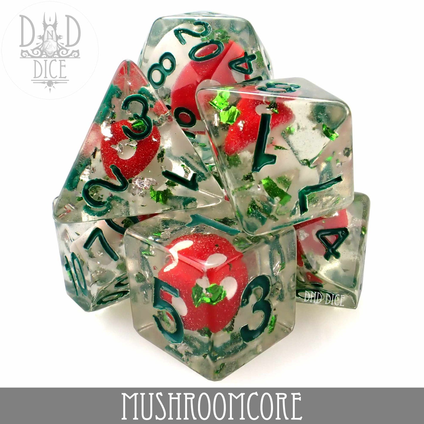 Mushroomcore Dice Set