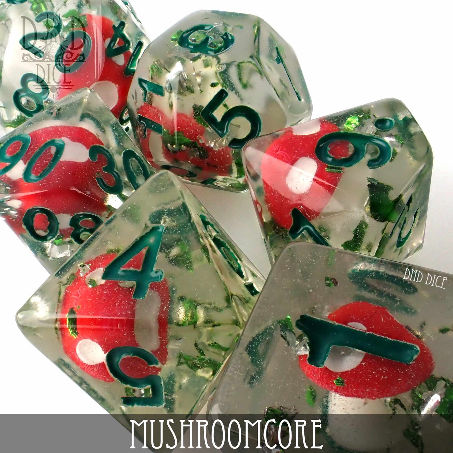 Mushroomcore Dice Set