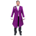 Music Singer Purple Cosplay Adult Deluxe Complete Halloween Costume Set - S