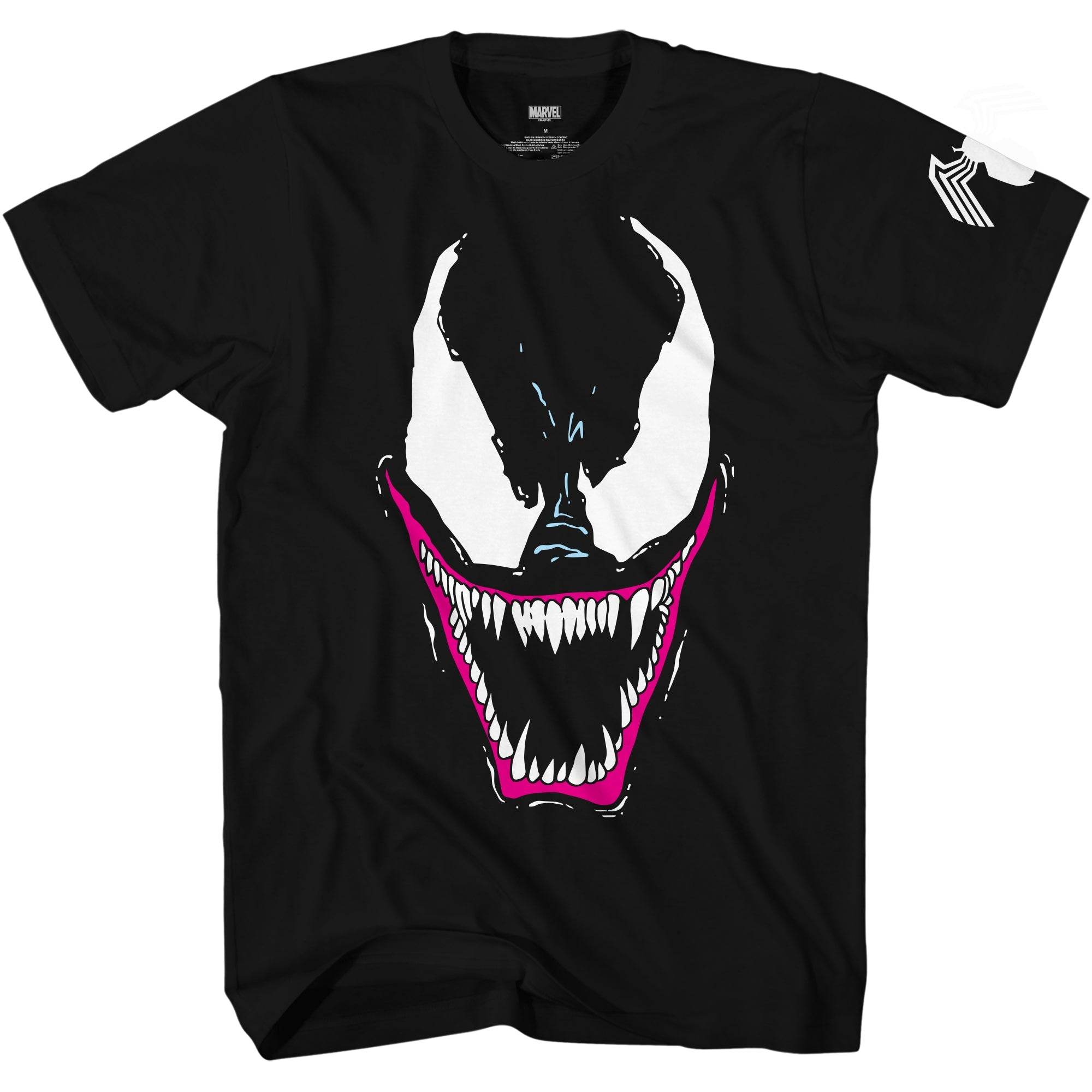 Venom Grin Marvel Comics Officially Licensed Adult T Shirt - S